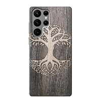 R3591 Viking Tree of Life Symbol Case Cover for Samsung Galaxy S23 Ultra