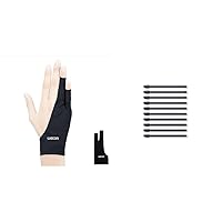 Wacom Drawing Glove Artist Glove for Tablet with 10 Standard Nibs for Pro Pen 2