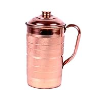 Pure Copper Jug With Lid Good For Digestive & Nervous System