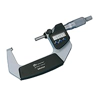 Mitutoyo 293-242-30 Digimatic Outside Micrometer, 50-75 mm, 00.001 mm with Standard Ratchet Stop, Black