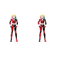 Batman, 12-Inch Harley Quinn Action Figure, Kids Toys for Boys Aged 3 and up (Pack of 2)