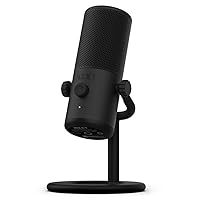 NZXT Capsule Mini - AP-WMMIC-B1 - USB Microphone – High Resolution – Cardioid Polar Pattern – Ideal for Streaming, Content Creation & Podcasting – Built-in Pop Filter – Adjustable Stand – Black