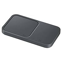 Samsung [2022] 15W Wireless Charger Duo With Power Adapter Included - Black
