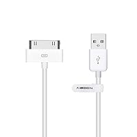 Aibocn MFi Certified 30 Pin Sync and Charge Dock Cable for iPhone 4 4S / iPad 1 2 3 / iPod Nano/iPod Touch - White
