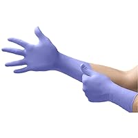 Microflex SEC375XL Nitrile Gloves, Purple