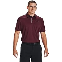 Men's Tech Golf Polo, Maroon (609)/Graphite, X-Large Tall