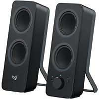 Logitech Z207 Speaker System - 5 W RMS - Wireless Speaker(s) - Black - Bluetooth - Wireless Pairing, Passive Radiator (Renewed)