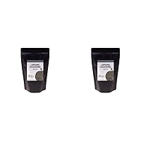 Organic Lapsang Souchong Tea, Loose Leaf Smoked Black Tea, Caffeine, Smoky Lapsang, Culinary Grade Smoked Tea for Cooking | 8oz Bulk Tea, 80-100 Cups | The Spice Hut, First Sip of Tea (Pack of 2)