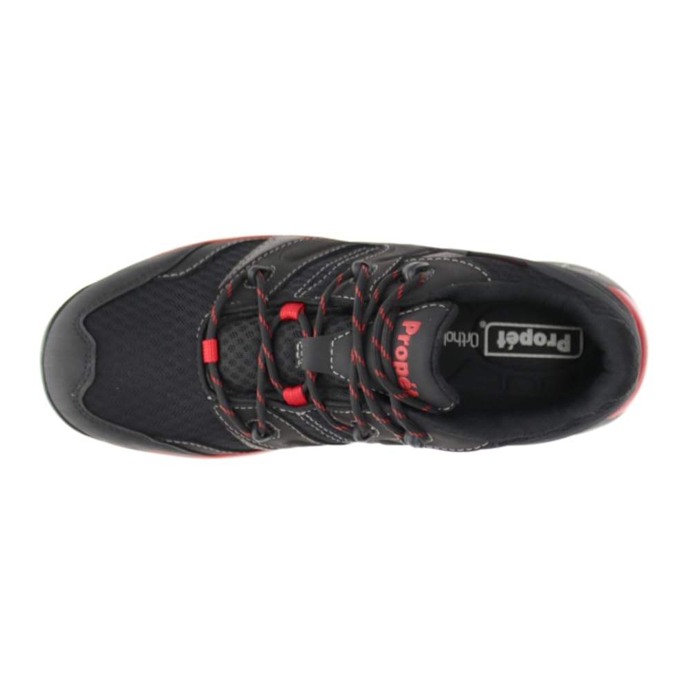Propet Mens Vercors Hiking Hiking Sneakers Shoes - Black