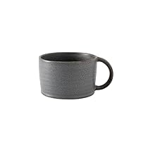 Koyo Pottery 22453 Mug, Japanese Tableware, Stylish, Ash Oversized Mug, 12.8 fl oz (360 cc), Porcelain, Made in Japan