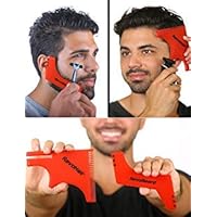 The Cut Buddy White Face Tracer Pencil 4 Pack | Outline Beard Before Trimming | Haircut and Beard Pencil with Sharpener | for Men's Facial Hair