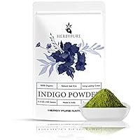 Organic Indigo Powder Kit for Deep Black Hair | 100% Natural, Triplesifted & Micro-fine Hair Color Indigo Powder