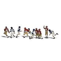 Youth Football Players HO Scale Woodland Scenics