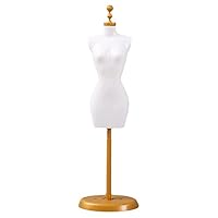 Set of 10 (White) Dress Cloth Gown Plastic Display Support Holder Mannequin Model Stand