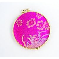 Brocade Mirror - Round Shaped in Various Color