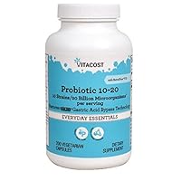 Vitacost Probiotic 10-20 - 20 Billion CFU** - 200 Vegetarian Capsules