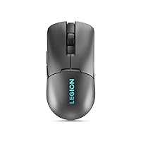 Lenovo Legion M600s RGB Wireless Gaming Mouse – 19,000 DPI, 6 Programmable Buttons, 70 Hours Battery Life, Tri-Mode Connectivity (2.4 GHz, Bluetooth, Wired), (Iron Grey)