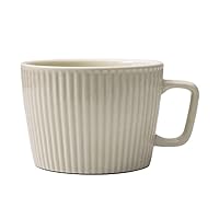 Mugs Coffee Cup Coffee Mug Vertical Striped Ceramic Coffee Cup,250ML Reusable Mug,Simple Coffee Mug Drink Cup Tea Cup Multifunctional Drink Cup Milk Cup Tea Cup Mug (Color : O)