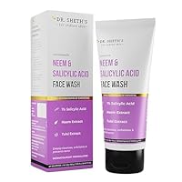 Neem & Salicylic Acid Face Wash | Anti-Acne & Oil Control Face Cleanser | With 1% Salicylic Acid & Neem | Men & Women | 100 mL