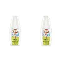 OFF! Kids Insect Repellent Spray, 100% Plant Based Oils, Safe for Use On Babies, Toddlers and Kids, 4 oz (Pack of 2)