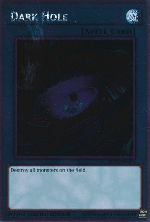 YU-GI-OH! - Dark Hole (NKRT-EN024) - Noble Knights of The Round Table - 1st Edition - Platinum Rare