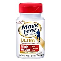 Type II Collagen, Boron & HA Ultra Triple Action Tablets, Move Free (75 Count in A Bottle) 1 ea (Pack of 3)