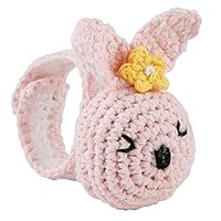 Santa Barbara Design Studio Crochet Wristlet - Pink Bunny