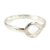 Midi Ring Pear Shape ring for unisex Charm band (4)