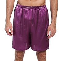 19mm Mulberry Silk Shorts for Men, Silk Boxers Sleepwear, Relaxed Fitness Wear, Front Pockets, Elastic Waist