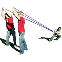 Water Balloons Launcher 500 Yard Toys 3 Person T Shirt Launcher Slingshot Water Ballons, The Heavy Duty Football Potato Launcher Giant Sling shots for Adults