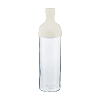 Hario FIB-75-W Filter-In Bottle, Practical Capacity: 25.4 fl oz (750 ml), White, Made in Japan