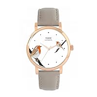 Robins Bird Watch Ladies 38mm Case 3atm Water Resistant Custom Designed Quartz Movement Luxury Fashionable