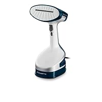 Rowenta, Steamer for Clothes, X-Cel Handheld Steamer, 1600 Watts, 40-Second Fast Heat-Up, Powerful Continuous or On Demand Steam, 1600 Watts, Navy Blue Clothes Steamer, Travel Must Have, DR8120