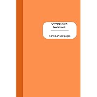Composition Notebook: Orange Notebook
