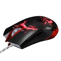 Luxuries Multi-Color 6D Ergonomic Professional Laser Gaming Mouse - DPI Adjustable Sensor - Comfortable Grip, 7 Soothing LED Colors, 6 Buttons