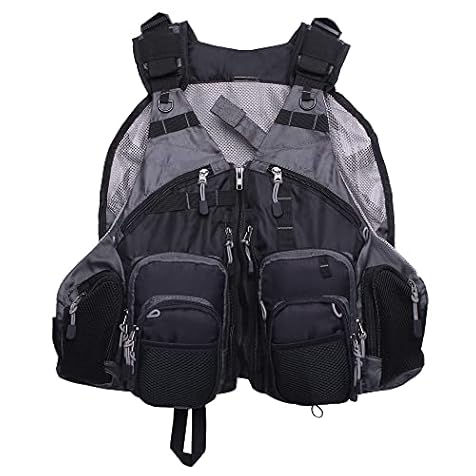 Raprance Fishing Vest for Men and Women Outdoor Activity Fly Bass Fishing Vest Backpack