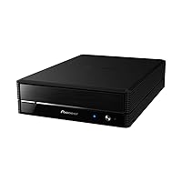 Pioneer Electronics BDR-X13U-S USB 3.2 Gen1 External Blu-Ray BD/DVD/CD Writer, Black