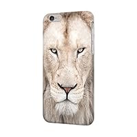 R2399 White Lion Face Case Cover for iPhone 6S Plus