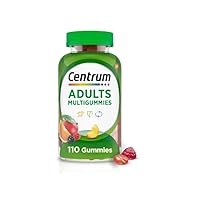 MultiGummies Gummy Multivitamin for Adults , Multivitamin/Multimineral Supplement ,Assorted Fruit Flavor 110 Pcs