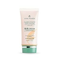 Ana Maria Cosmeticos BB Cream Humectante con Color Emulsion Facial | Color Moisturizer Skin Foundation 7 Benefits in 1 1.77oz-50gr (Claro | Light)