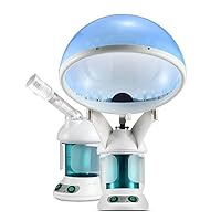 2-in-1 Multifunctional Facial & Hair Steamer with Essential Oil Aromatherapy