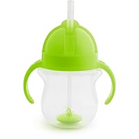 Any Angle™ Weighted Straw Trainer Cup with Click Lock™ Lid, 7 Ounce, Green