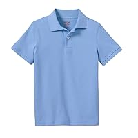 Cat & Jack Boys' Short Sleeve Pique Uniform Polo Shirt -