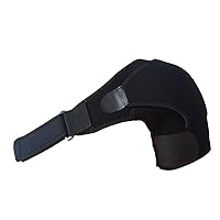 Adjustable Shoulder Support Brace Compression Sleeve Rotator Cuff Strap Pain Relief Sprain Tendinitis Dislocated AC Joint for Sports