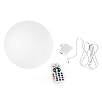 Homeford Waterproof LED Light Ball, Multi-Color, 7-Inch