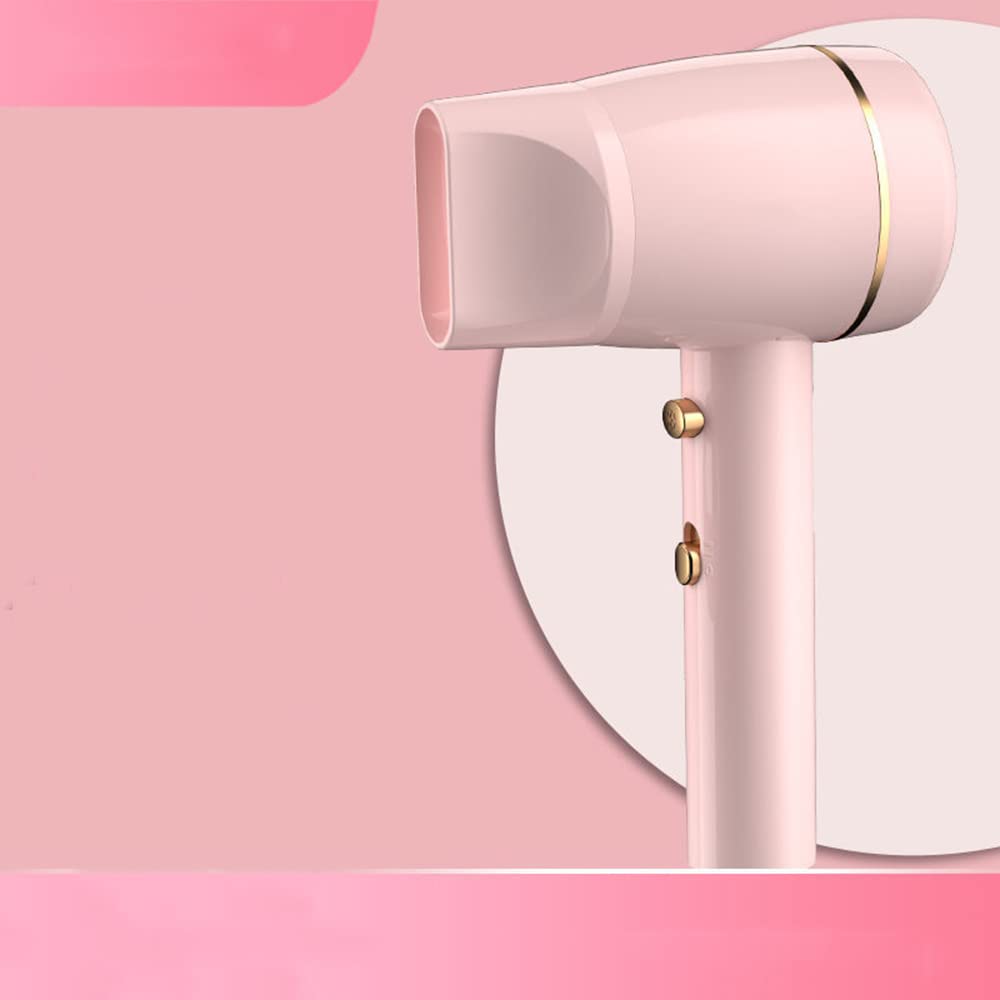 Mua Professional Hairdryer 1200W Powerful Hair Dryer Portable Travel Fast Drying  Hair Lightweight Quiet Blow Dryer Hot/Cold DC Motor Compact Hair Dryer  Protect Hair for Home and Salon Men and Women,Pink trên