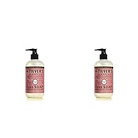 MRS. MEYER’S CLEANDAY Hand Soap, Made with Essential Oils, Biodegradable Formula, Rosemary, 12.5 fl. oz (Pack of 2)