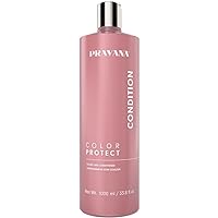Pravana Color Protect Color Care Conditioner | Maintains Vibrant Color & Prevents Fading | For Color-Treated Hair | Enriched to Improve Manageability & Strength | 33.8 Fl Oz