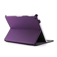 Prodigee iPDAIR-BLZ-PPL Folio Case with Stand Function for iPad Air, Blazer Carbon Fiber, Purple