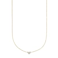 Kendra Scott White Diamond Heart Pendant Necklace in 14k Gold, Fine Jewelry for Women